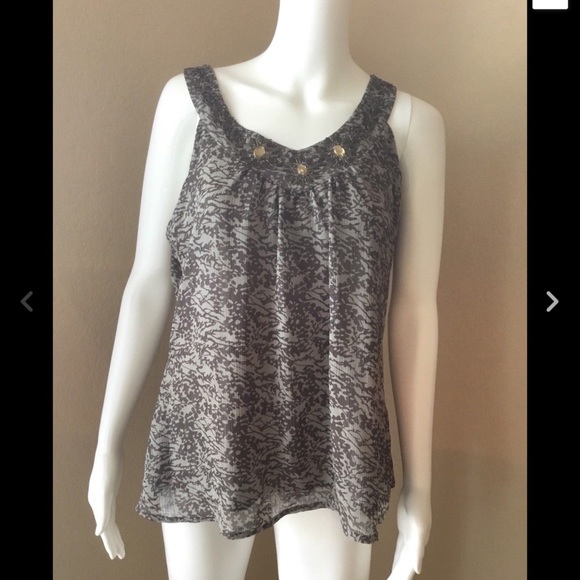 Cynthia Rowley Tops - Cynthia Rowley Women's Blouse Size Large Beaded